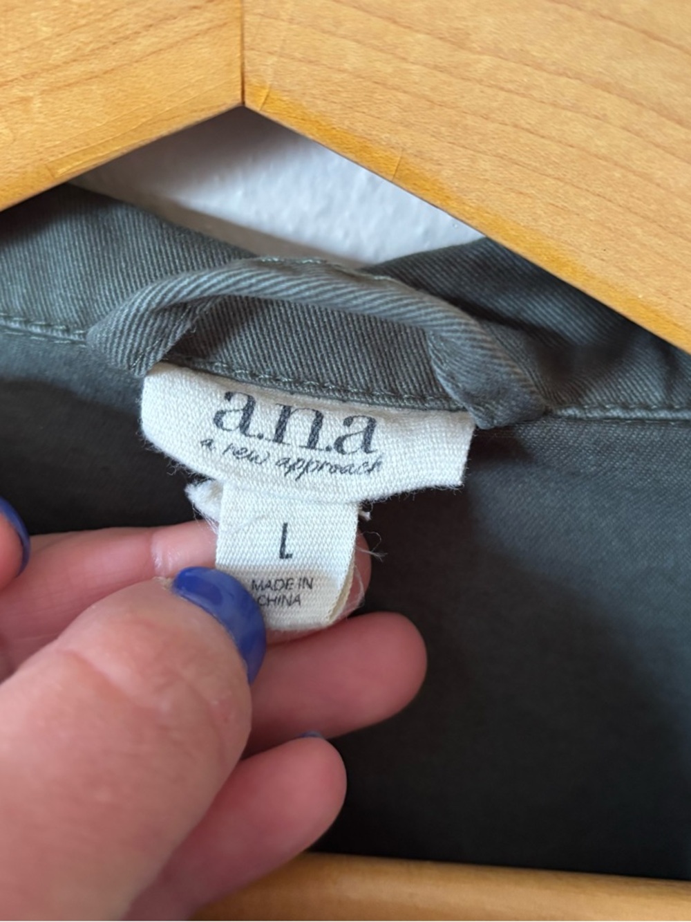 A.n.a. Green Shacket - Picture 2 of 4